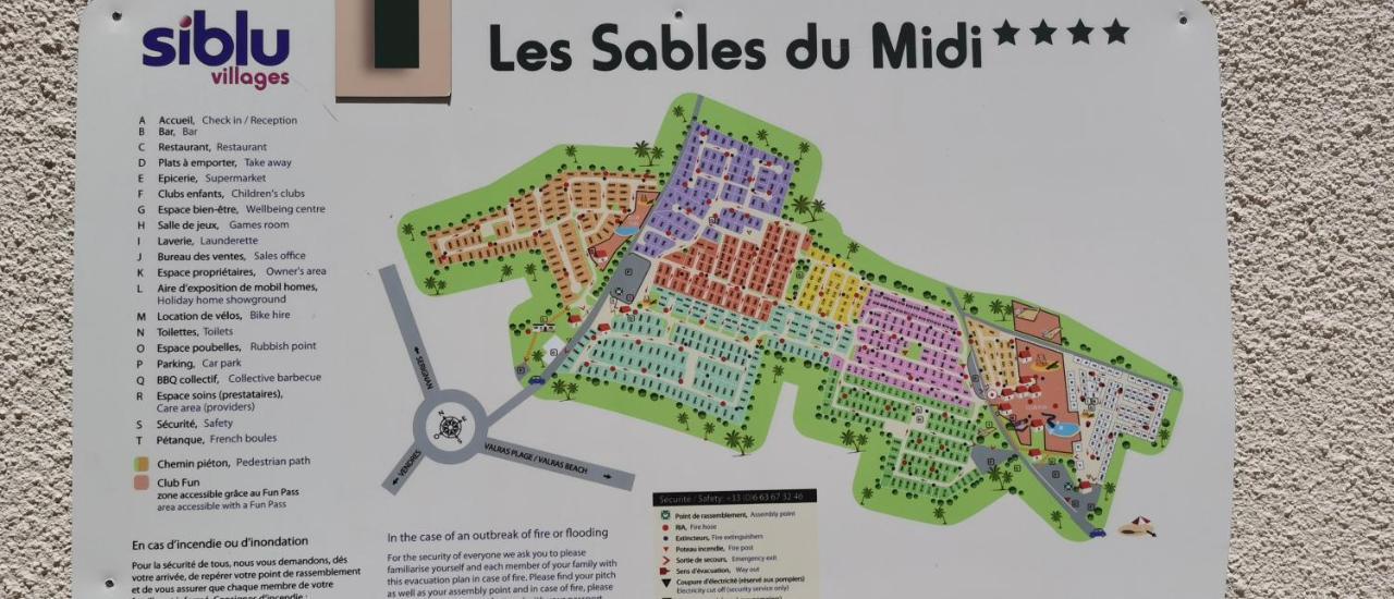 Les Sables Du Midi Hotel Valras-Plage Buitenkant foto