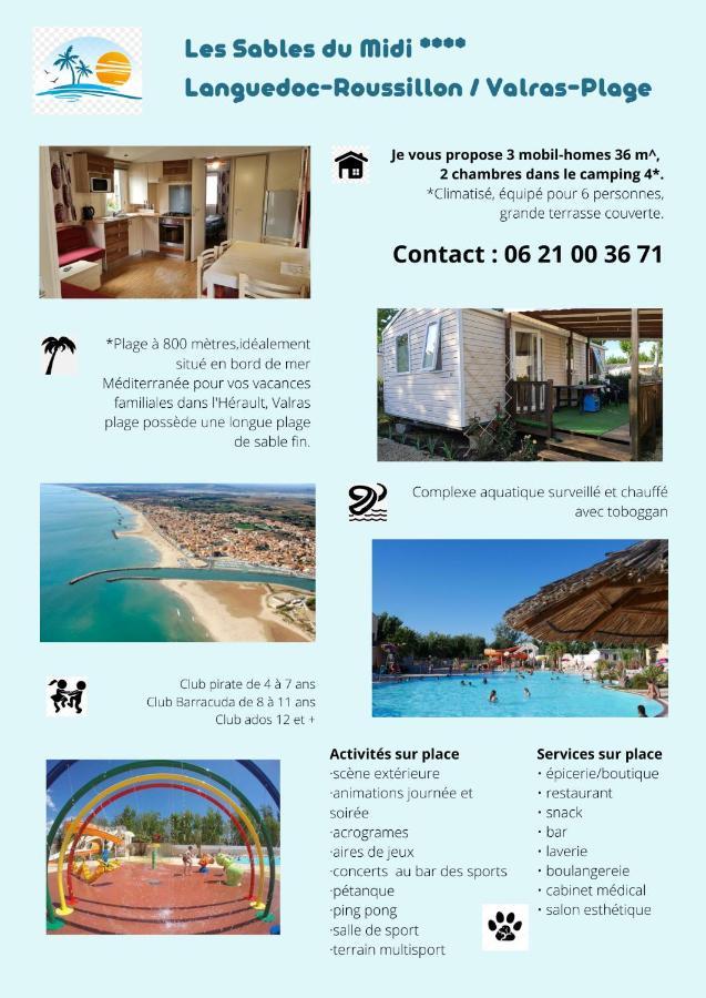 Les Sables Du Midi Hotel Valras-Plage Buitenkant foto