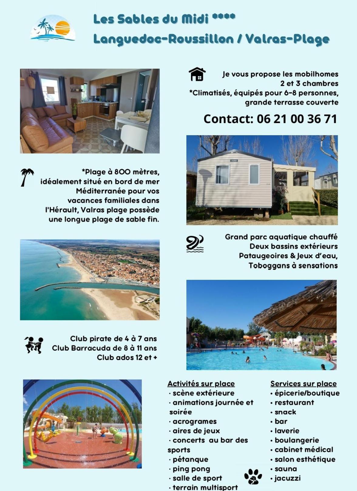 Les Sables Du Midi Hotel Valras-Plage Buitenkant foto